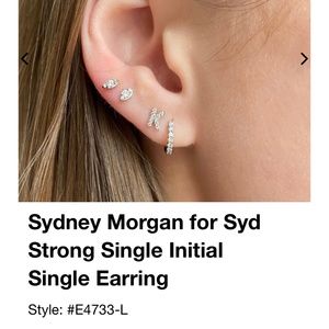 NWOT Sydney Morgan  L earring by Dana Rebecca
